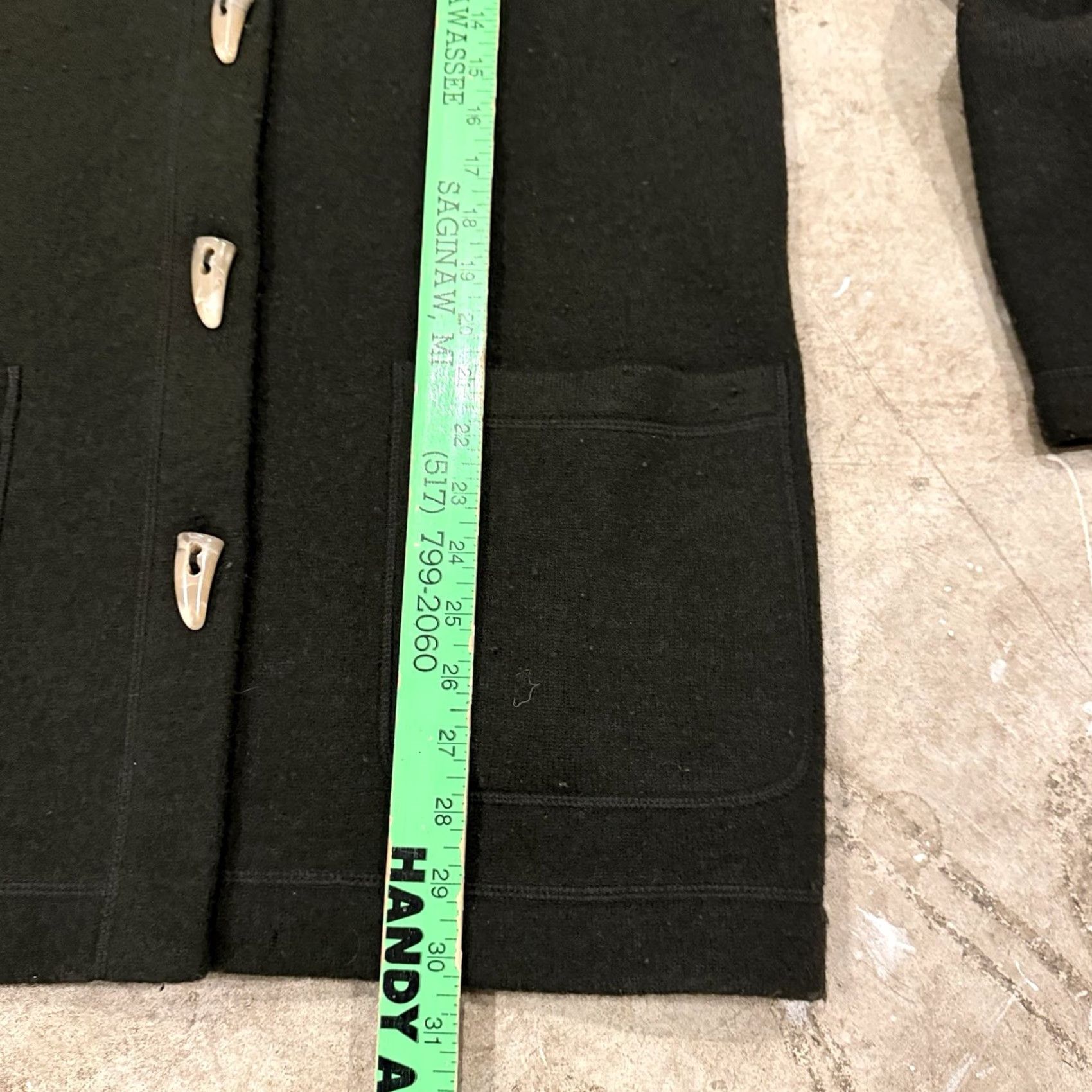 Jones New York VINTAGE Jones New York Sport Jacket M Wool Hooded Toggle Button Winter Green Womens Size M / US 6-8 / IT 42-44 - 7 Thumbnail