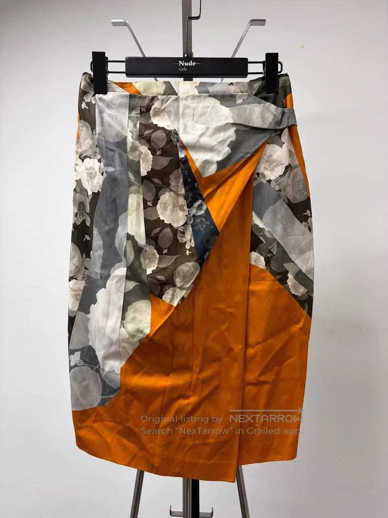 Dries Van Noten Dries Van Noten Printed Skirt Size 35" - 1 Thumbnail