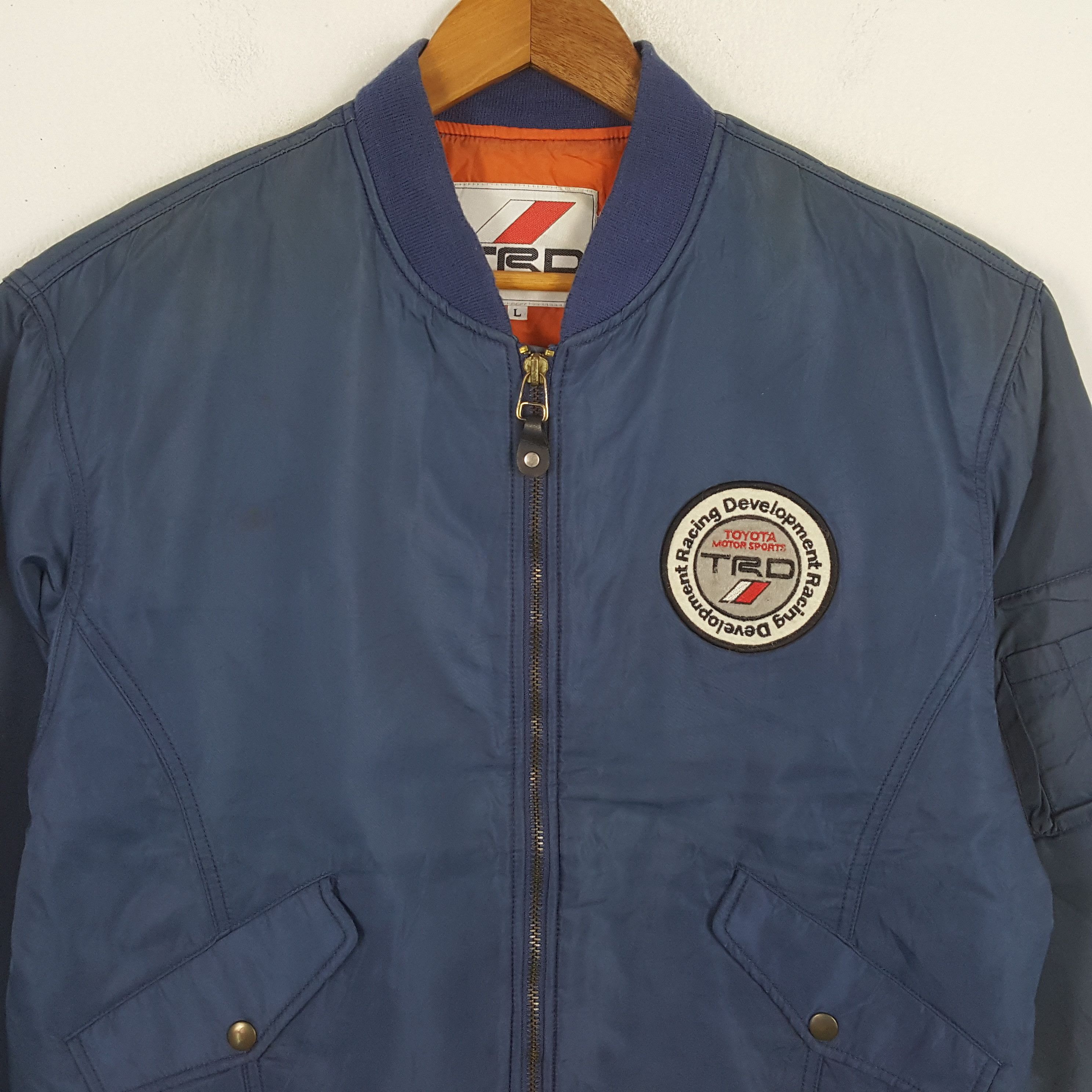 Japanese Brand × Vintage Vintage TRD RACING DEVELOPMENT Toyota Team Jacket Size US L / EU 52-54 / 3 - 4 Thumbnail
