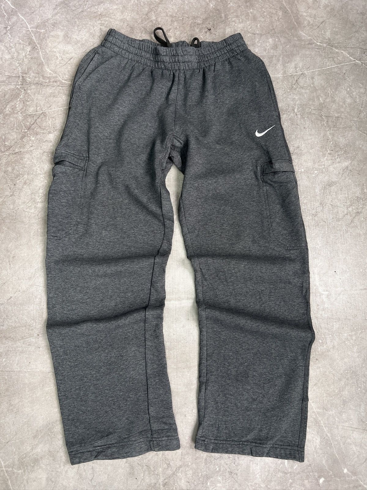Nike Nike swoosh y2k drill cargo cotton track pants hype Size US 34 / EU 50 - 1 Thumbnail