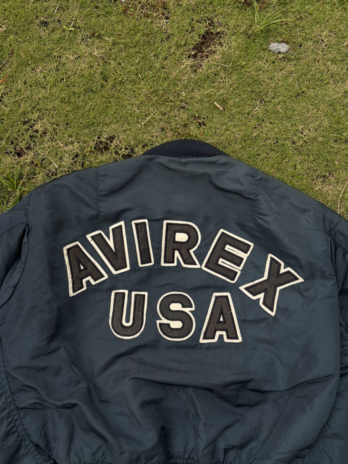 Avirex Bomber ma1 avirex big logo leather Size US L / EU 52-54 / 3 - 2 Thumbnail