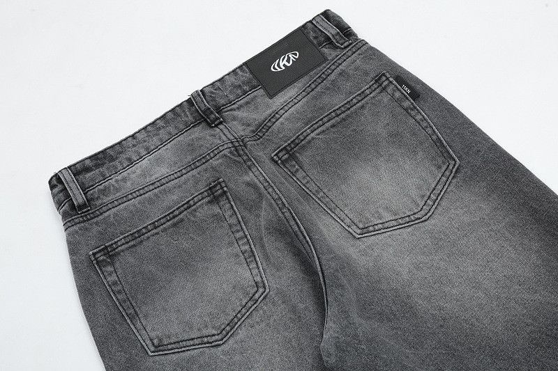 Japanese Brand × Jean High street washed stitching cargo flared wide-leg jeans Size US 32 / EU 48 - 5 Thumbnail