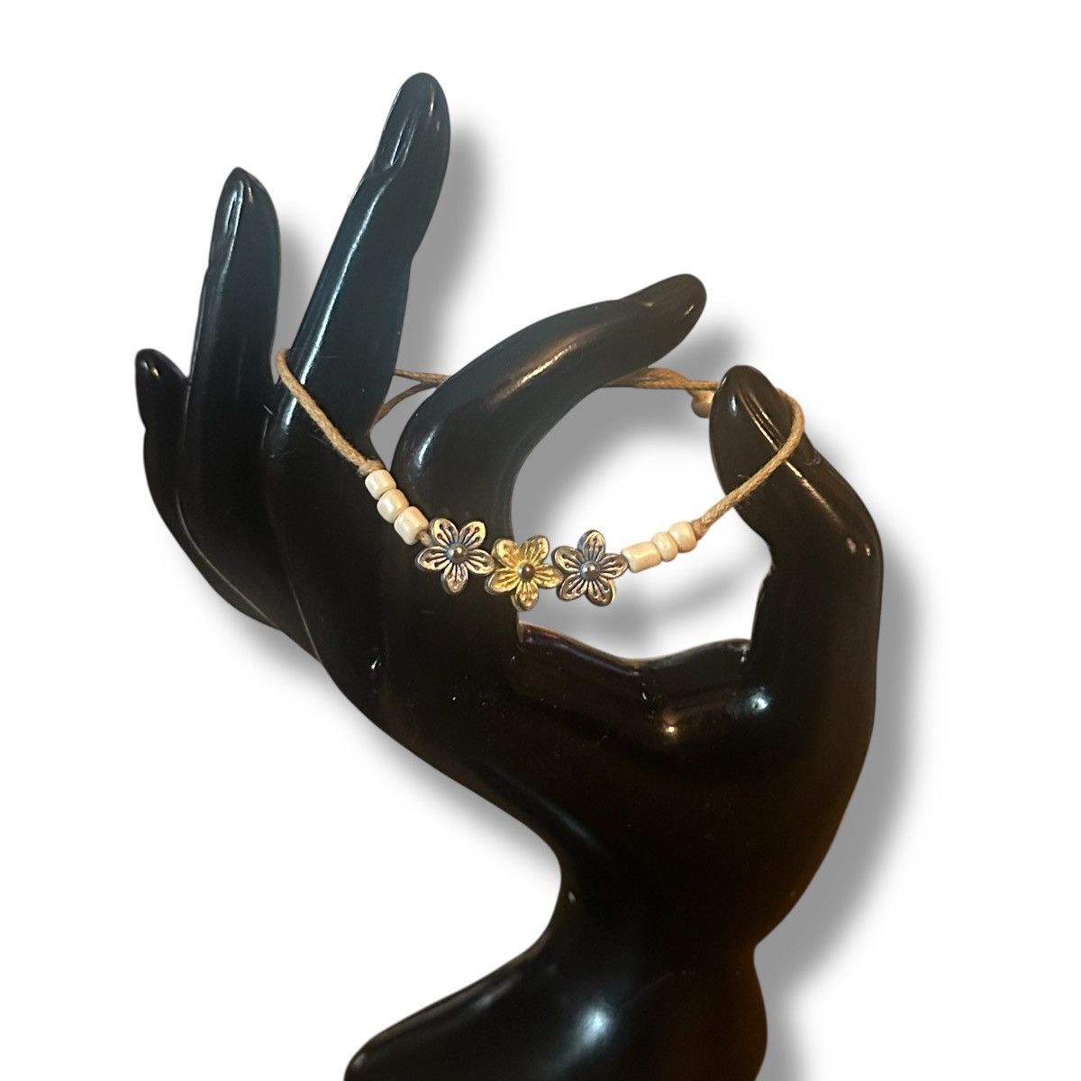 Other Floral adjustable cord bracelet Size ONE SIZE - 5 Thumbnail