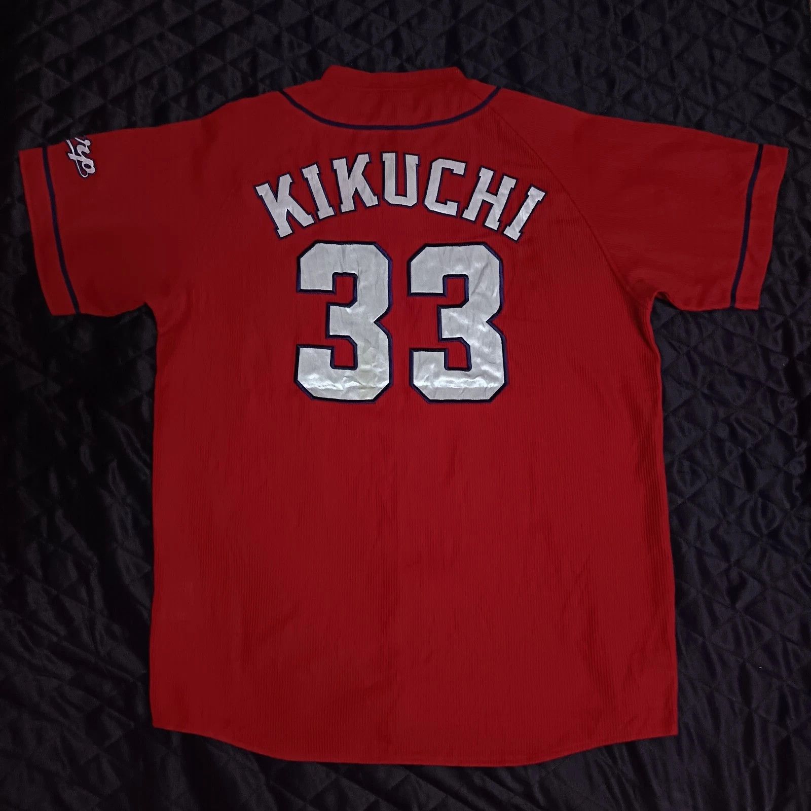 Descente Hiroshima Carp Ryosuke Kikuchi NPB Japanese Baseball Jersey Size US XL / EU 56 / 4 - 5 Thumbnail