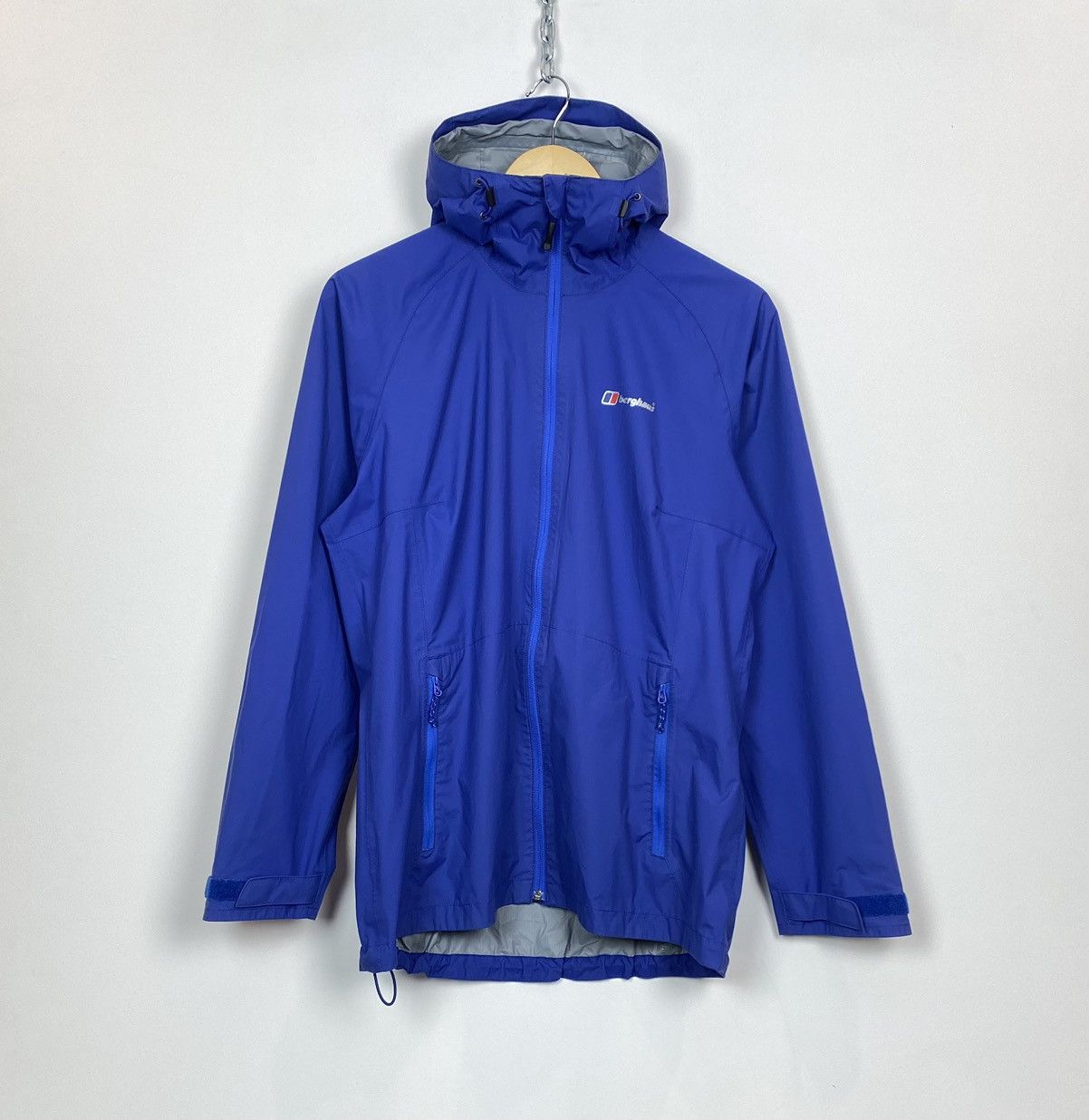 Berghaus Berghaus AQ2 Nylon Hooded Outdoor Jacket Gorpcore Logo Blue Size XL / US 12-14 / IT 48-50 - 1 Thumbnail