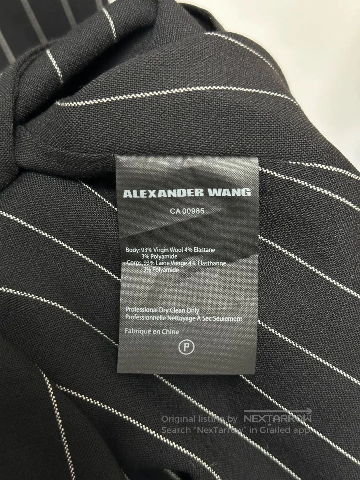 Alexander Wang Alexander Wang Striped Long Vest. Size S / US 4 / IT 40 - 5 Thumbnail