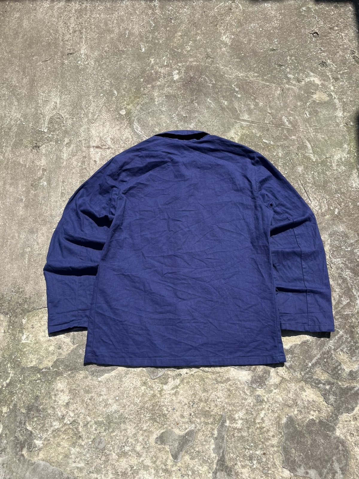 Vetra Vintage Blue French Work Jacket Chore Coat Sanforized Size US S / EU 44-46 / 1 - 8 Thumbnail