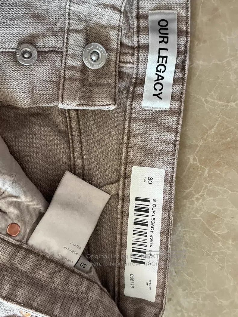 Our Legacy Our Legacy Light Pink Wide Leg Jeans Size 30" / US 8 / IT 44 - 5 Thumbnail