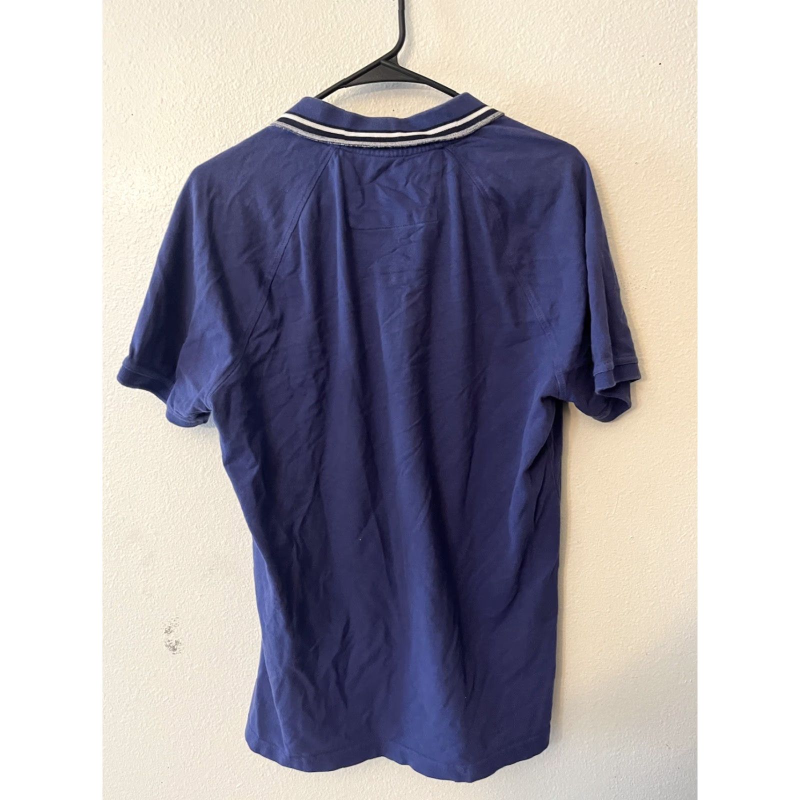 Banana Republic Banana Republic Polo Shirt Men Pique Slim Cotton Blue Size L Size US L / EU 52-54 / 3 - 2 Thumbnail