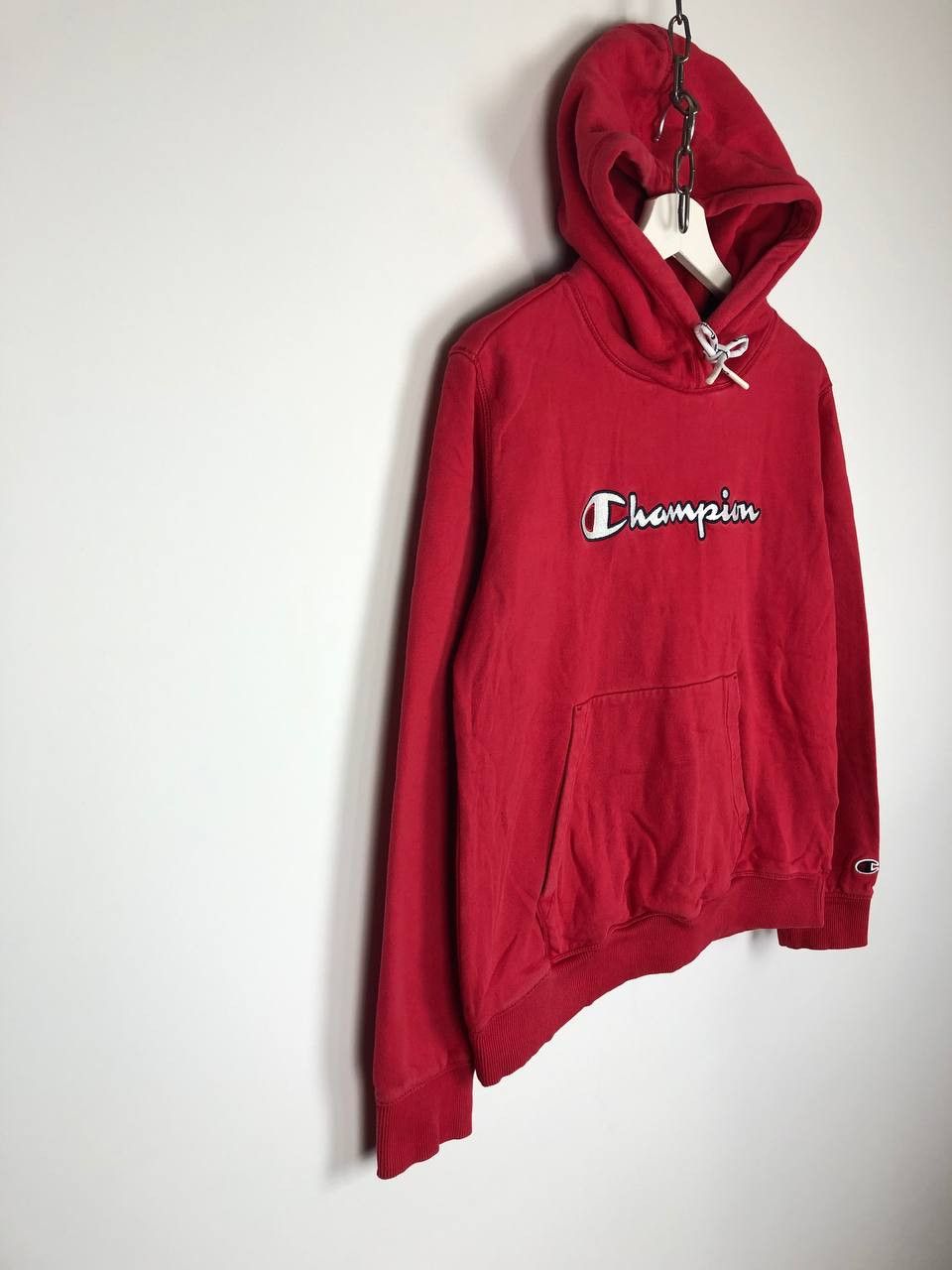 Champion Champion Hoodie Big Center Logo Red size M Size M / US 6-8 / IT 42-44 - 4 Thumbnail
