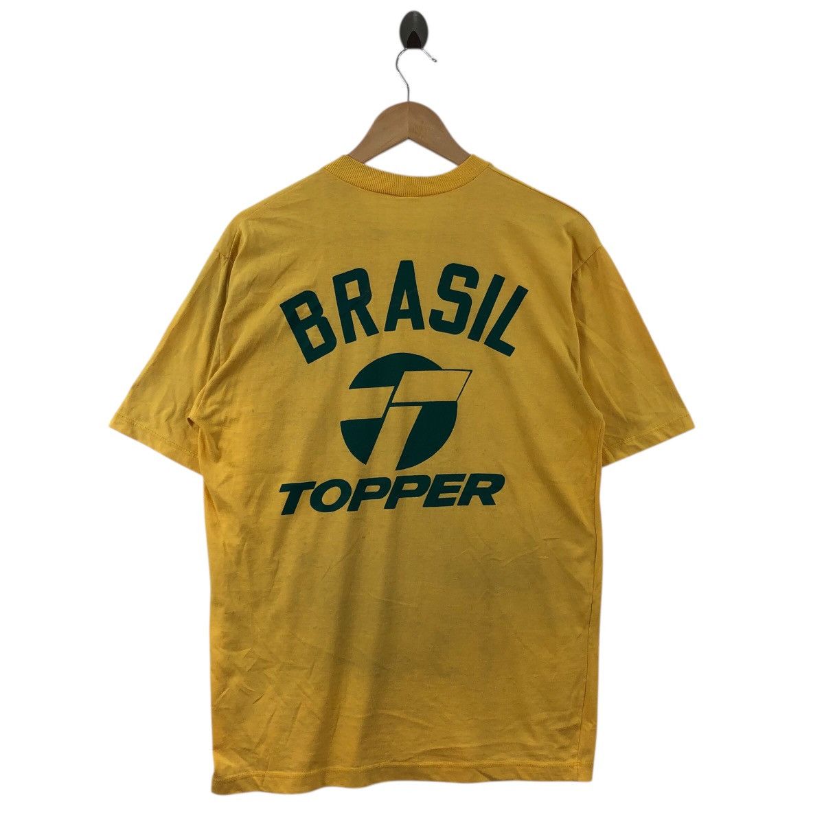 Vintage Vintage 70s CBF BRASIL TOPPER Brazil Samba Football T-Shirt Size US M / EU 48-50 / 2 - 3 Thumbnail