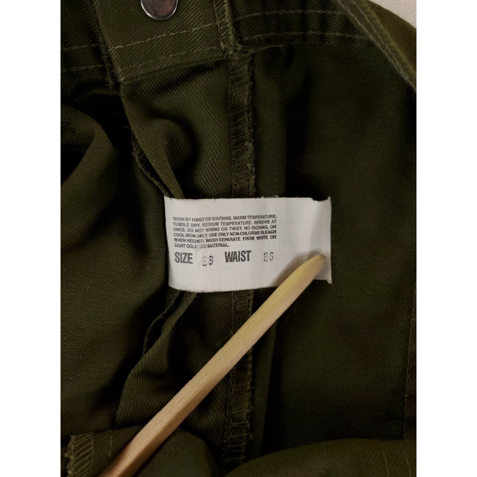 Vintage VINTAGE Boy Scouts America BSA Pants Cargo Green Olive Men's 36 (34-36x26 Actual) Mens Size US 31 - 4 Thumbnail