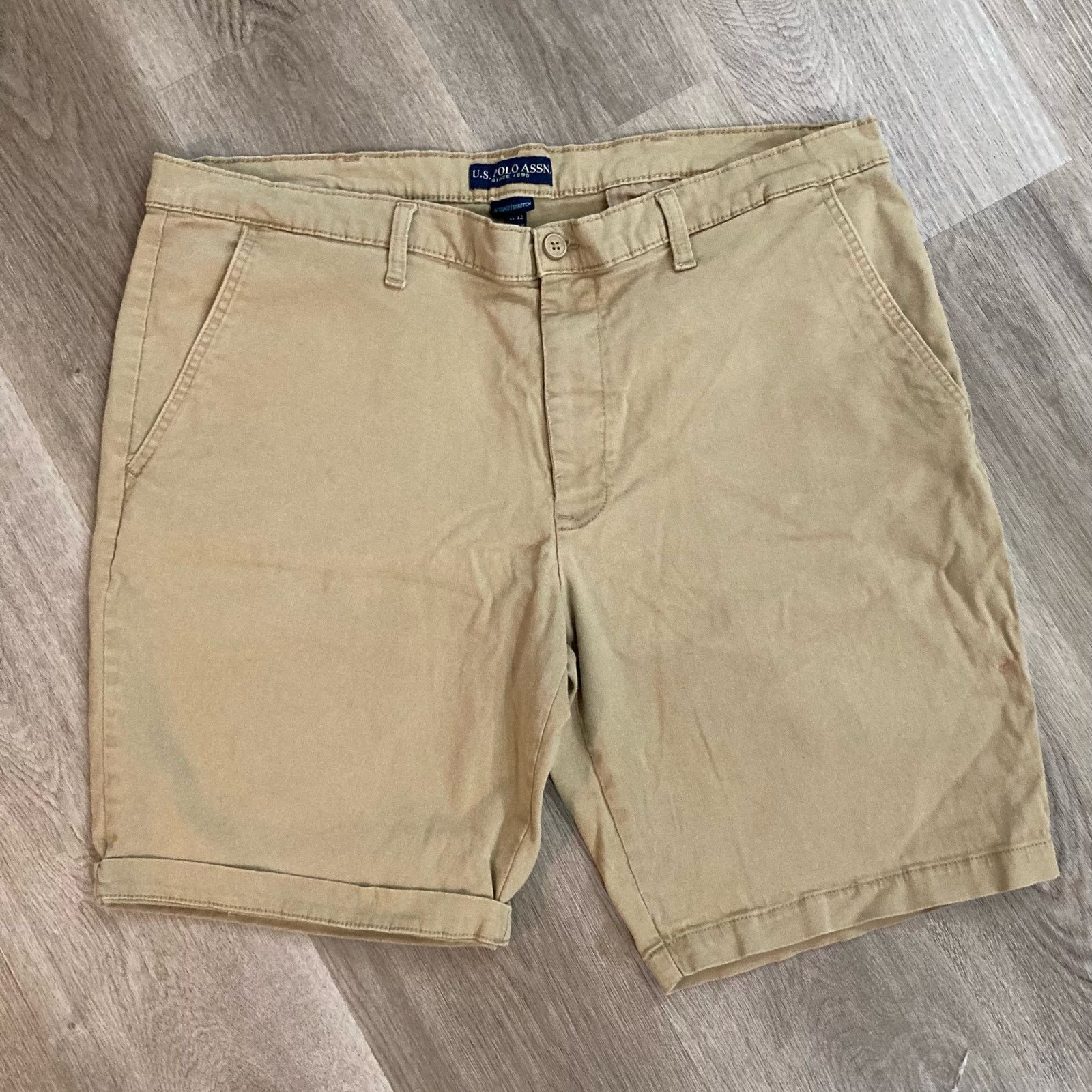 U.S. Polo Assn. U.S. Polo Assn. Men's Chino Shorts Stretch Classic Size 42 Size US 42 / EU 58 - 5 Thumbnail