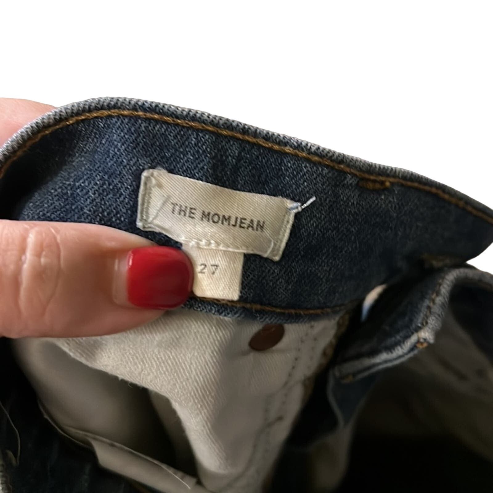 Madewell MADEWELL mom jean raw hem shorts 27 Size 27" / US 4 / IT 40 - 3 Thumbnail