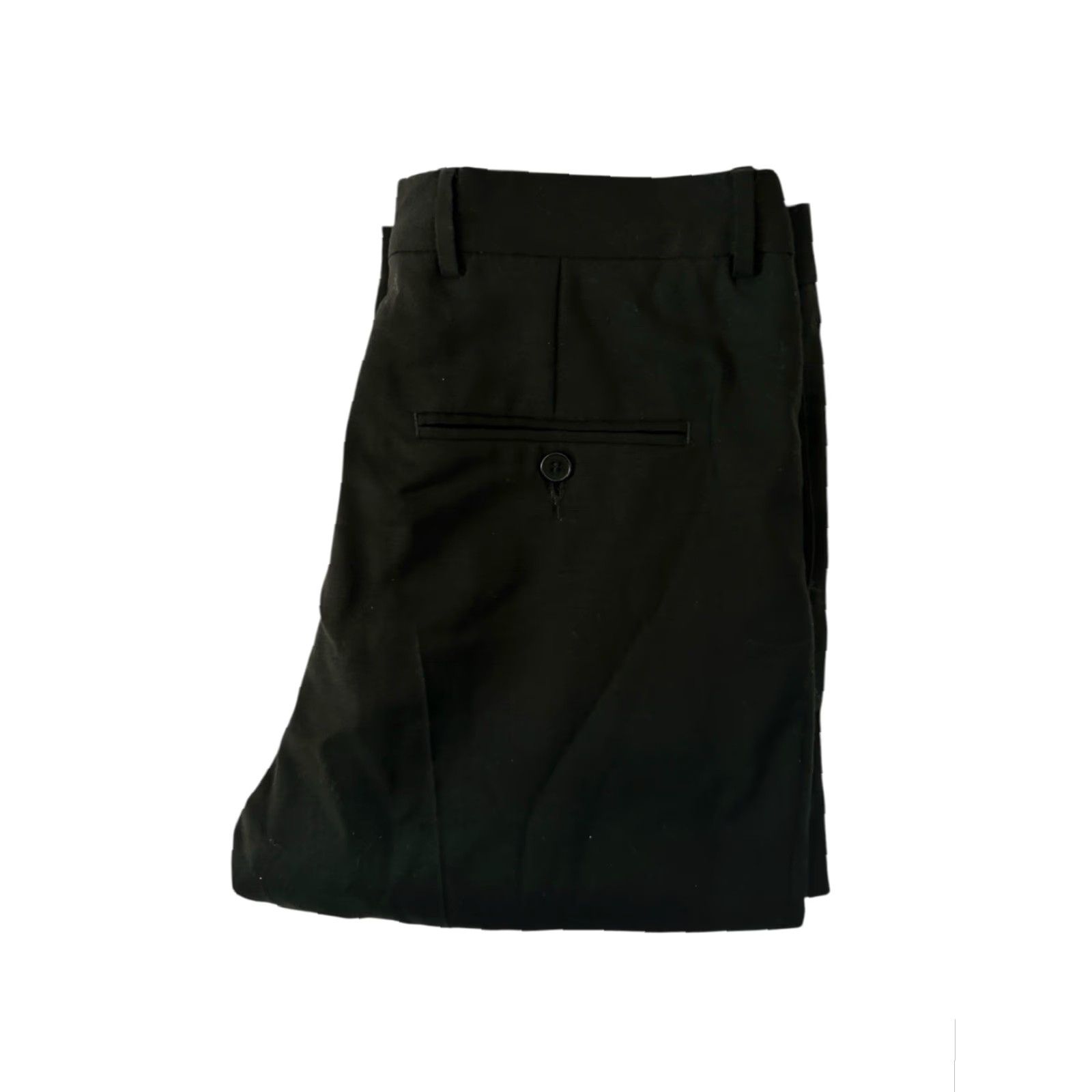 H&M VINTAGE H&M Dress Pants Mens 32R Wool Black 32 Inseam 32 Regular EUC 2010s Size US 32 / EU 48 - 2 Thumbnail