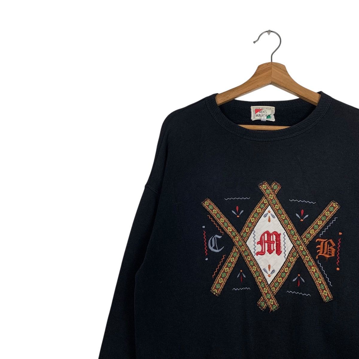 Japanese Brand Japanese Brand Men's Magician Big Logo Sweatshirt Size US M / EU 48-50 / 2 - 6 Thumbnail