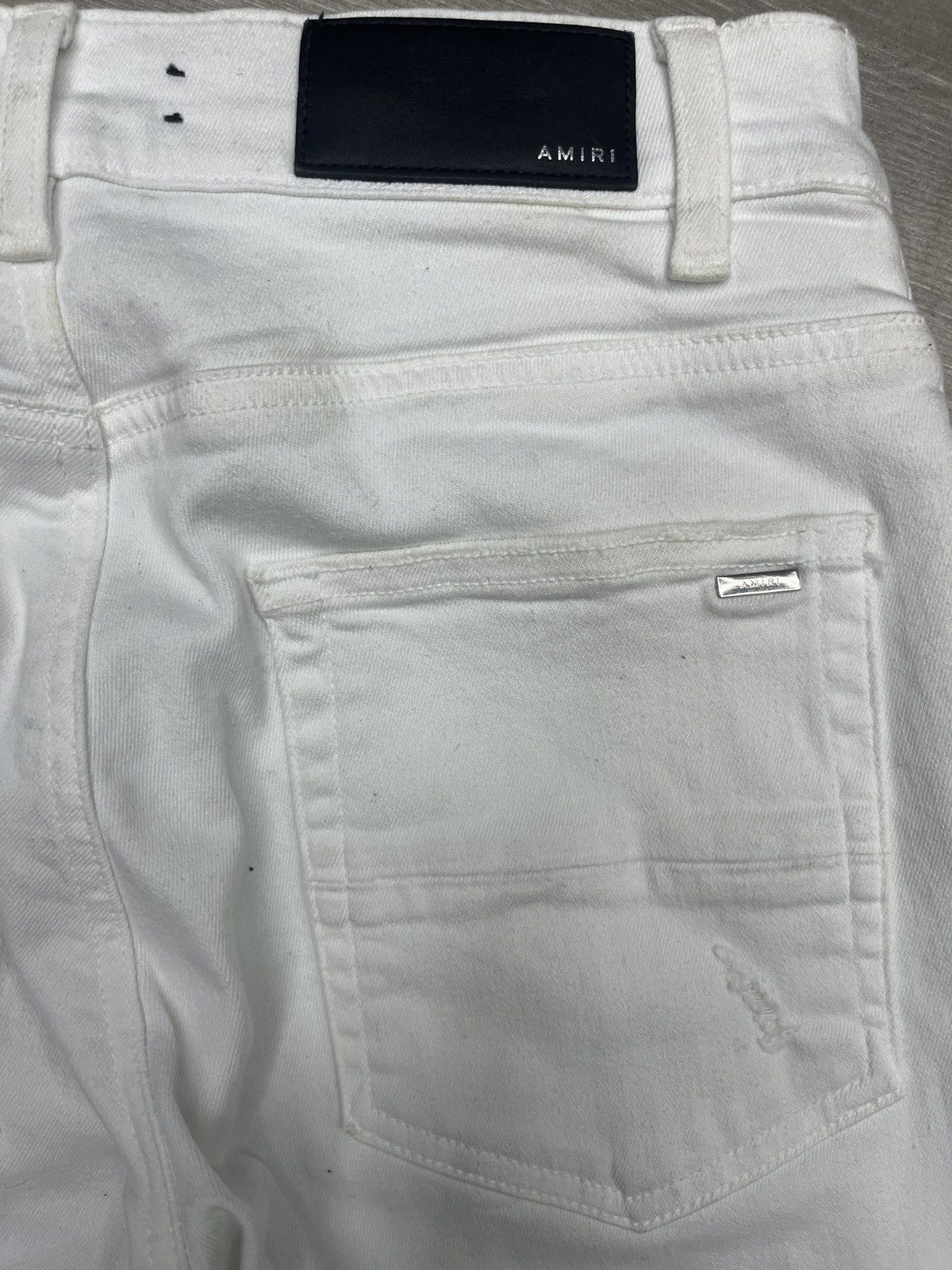 Amiri Amiri Mx1 White Patch Denim Jeans Size US 28 / EU 44 - 4 Thumbnail