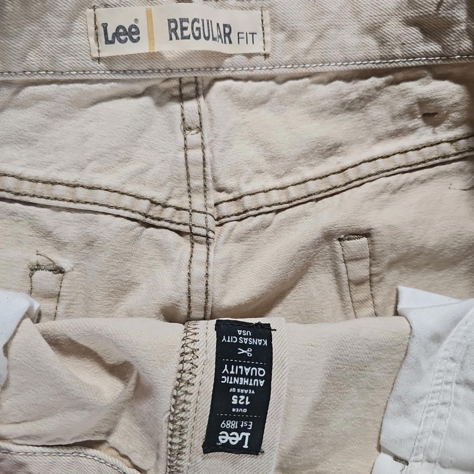 Lee Lee Regular Fit 42x32 Beige Jeans Size US 42 / EU 58 - 3 Thumbnail