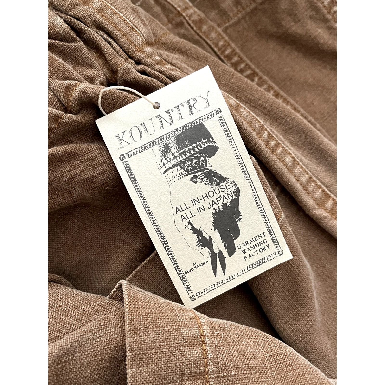 Kapital Kapital Canvas W Knee Easy Baggy Pants (Farmer Remake) Size US 36 / EU 52 - 4 Thumbnail