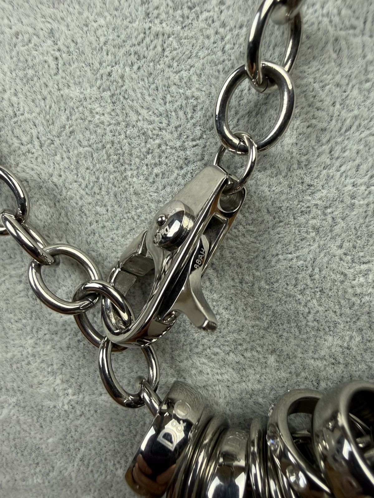 Dolce & Gabbana Dolce & Gabbana Chain Ring Stack Pendant Necklace Size ONE SIZE - 5 Thumbnail