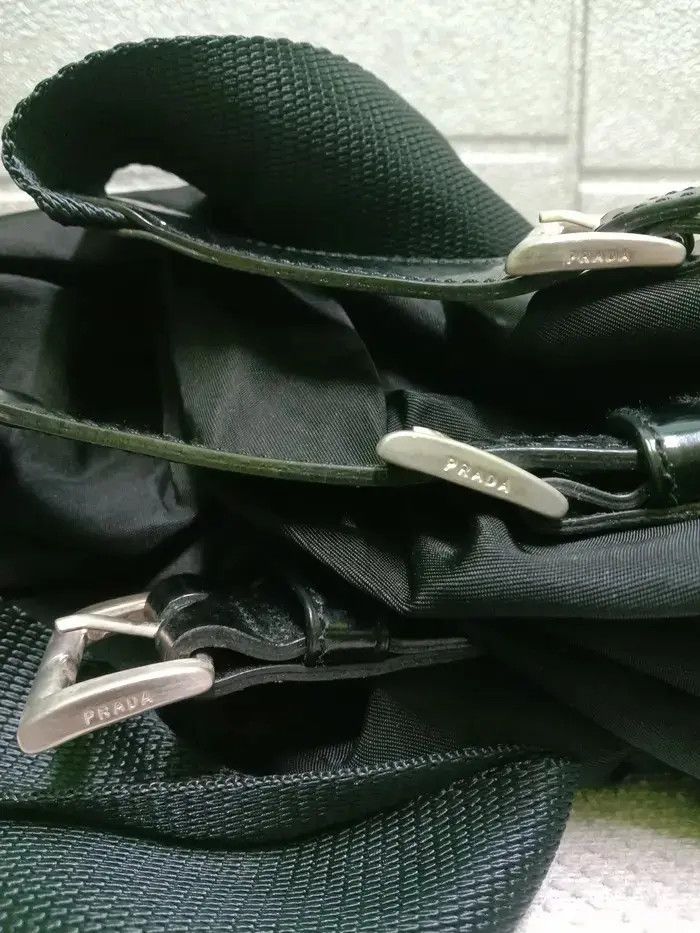 Prada Authentic Prada Nylon Backpack Like New Size ONE SIZE - 12 Thumbnail