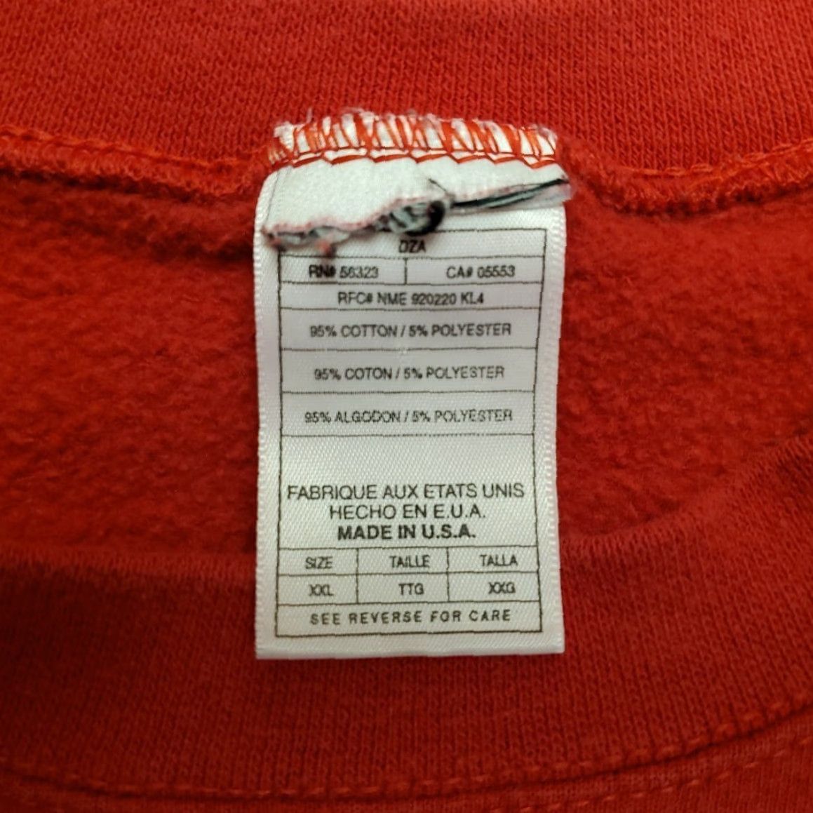 Nike VTG Nike Sweatshirt Men 2XL Red Fleece Crewneck Pullover No Swoosh USA RN56323 Size US XXL / EU 58 / 5 - 6 Thumbnail