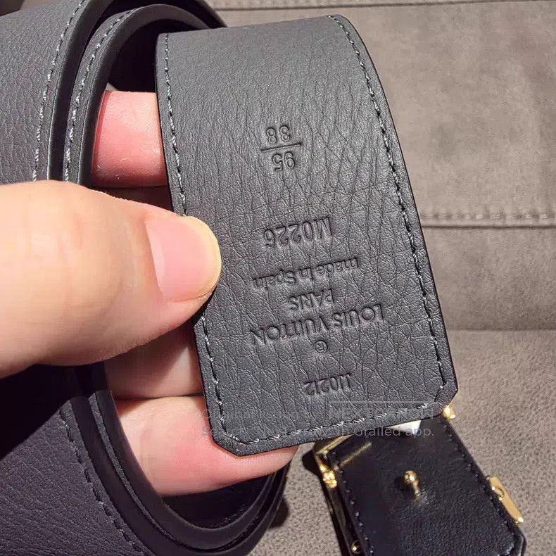 Louis Vuitton Louis Vuitton Three-layer LOGO calfskin leather belt Size ONE SIZE - 6 Thumbnail