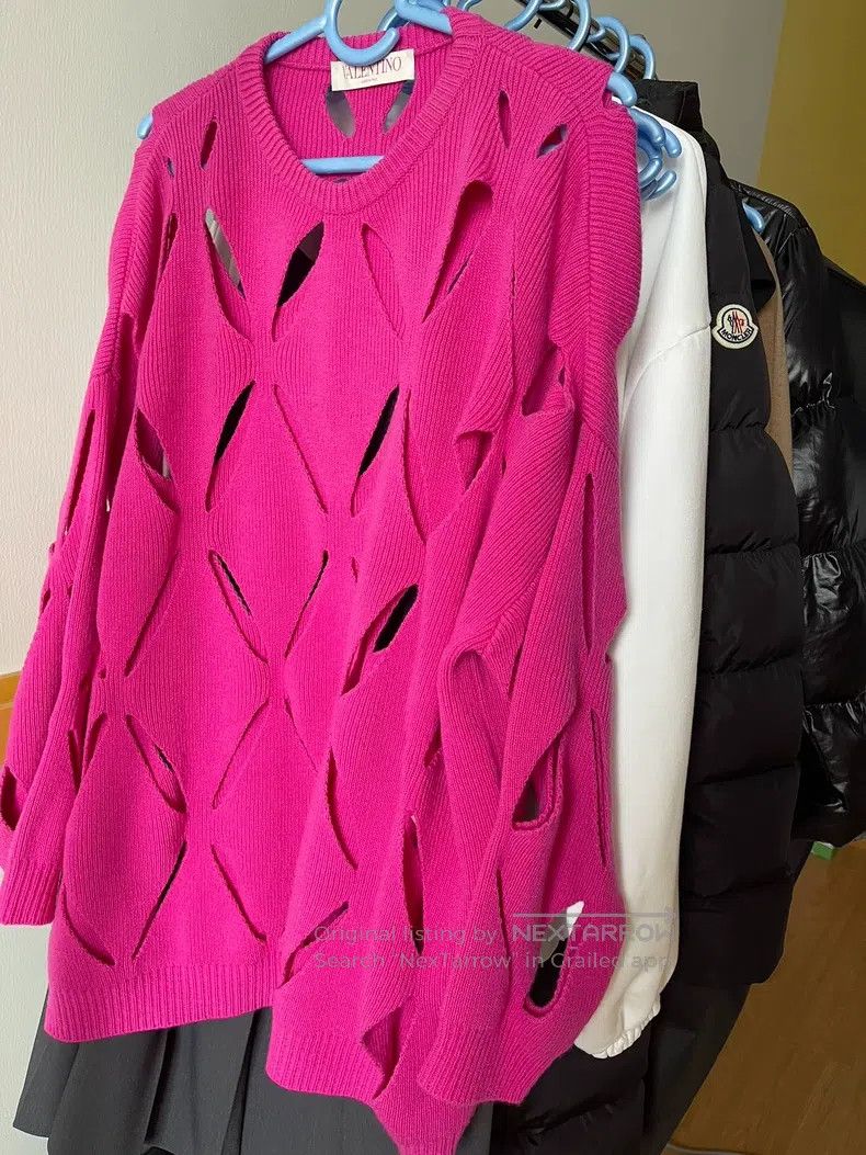 Valentino Valentino Wool peach pink sweater Size XS / US 0-2 / IT 36-38 - 1 Thumbnail