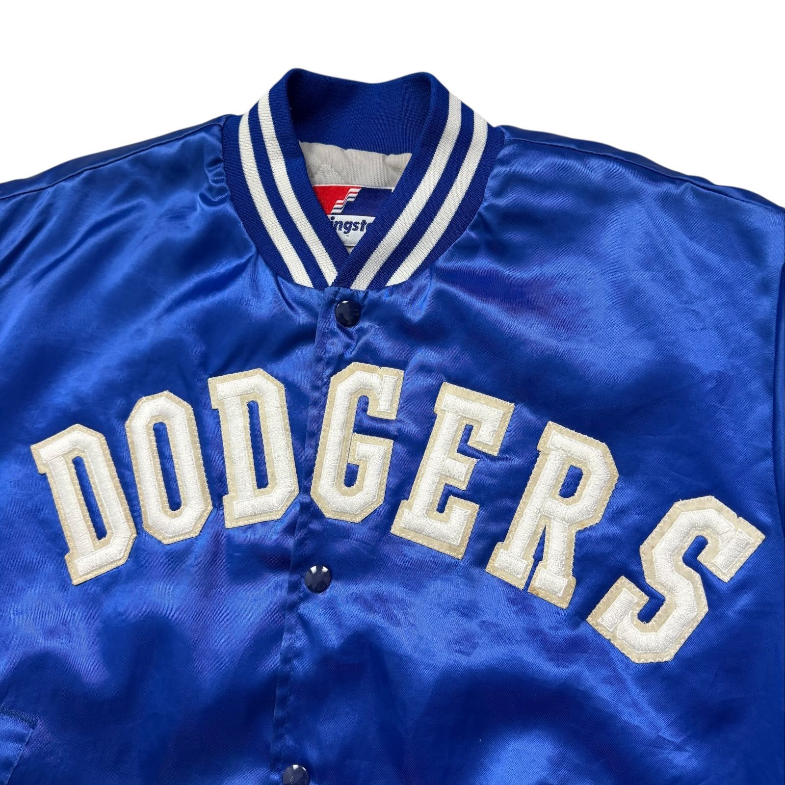 MLB VTG 90s LOS ANGELES DODGERS SWINGSTER SATIN BOMBER JACKET Size US L / EU 52-54 / 3 - 2 Thumbnail