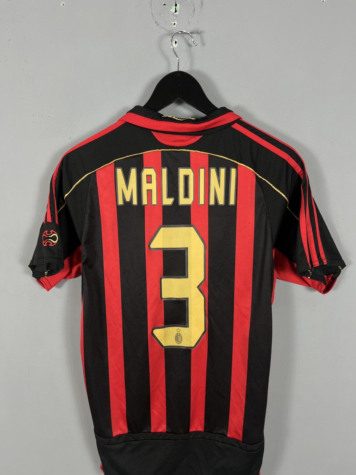 Adidas Vintage jersey 2006/07-AC Milan-Maldini-Red/Black Size US S / EU 44-46 / 1 - 3 Thumbnail