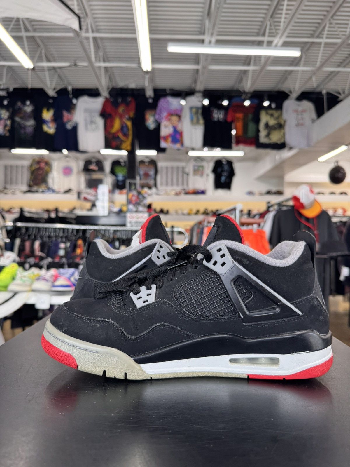 Jordan Brand Air Jordan 4 Bred Size 7Y (2019) Size US 7 / EU 40 - 4 Thumbnail