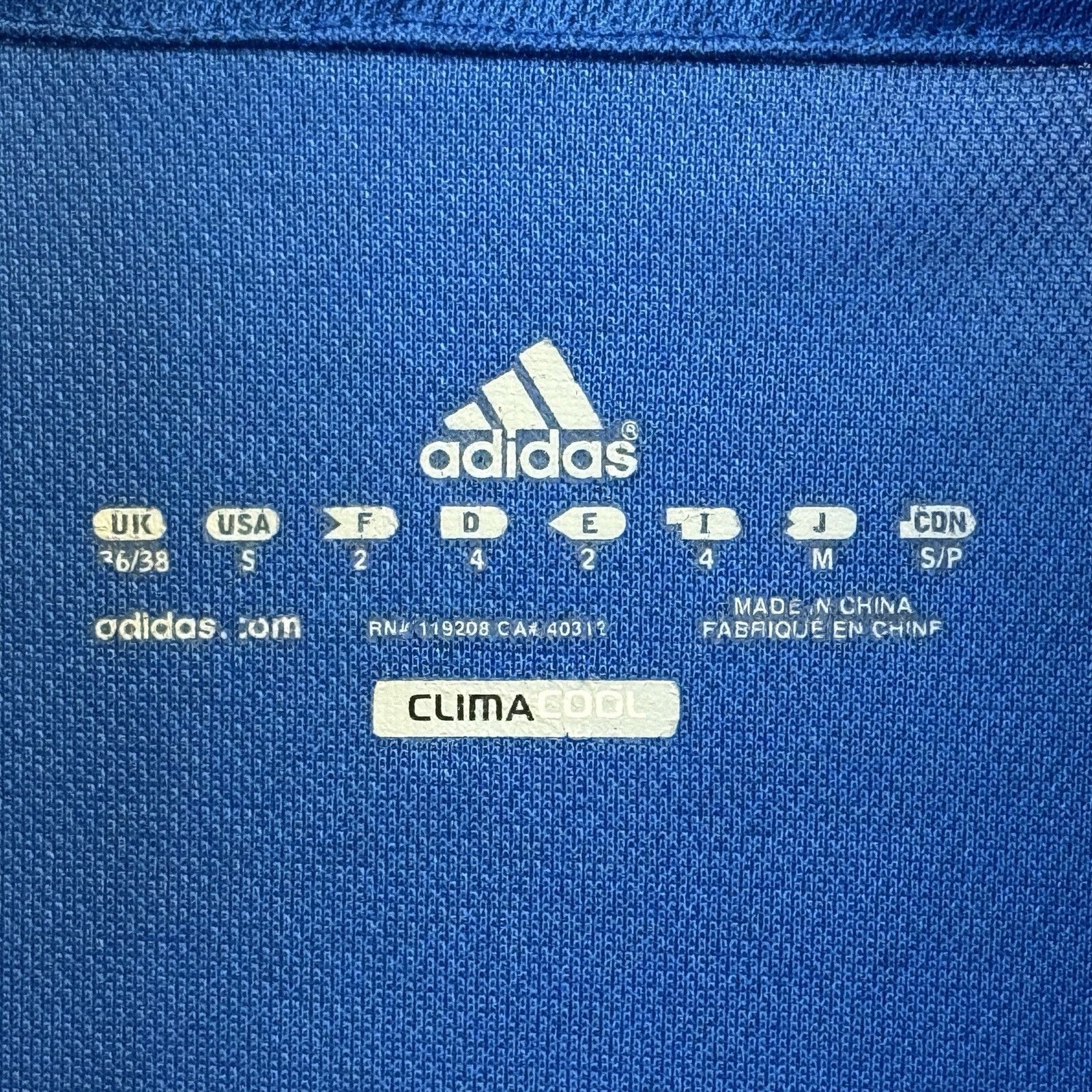 Adidas San Jose Earthquakes Adidas Jersey Adult Small 19x26 MLS Blu Size US S / EU 44-46 / 1 - 11 Thumbnail