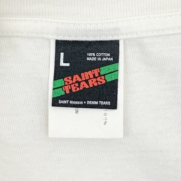 Saint Michael Denim Tears 'Saint Tears' Jesus Headlock T-Shirt Size US L / EU 52-54 / 3 - 6 Thumbnail
