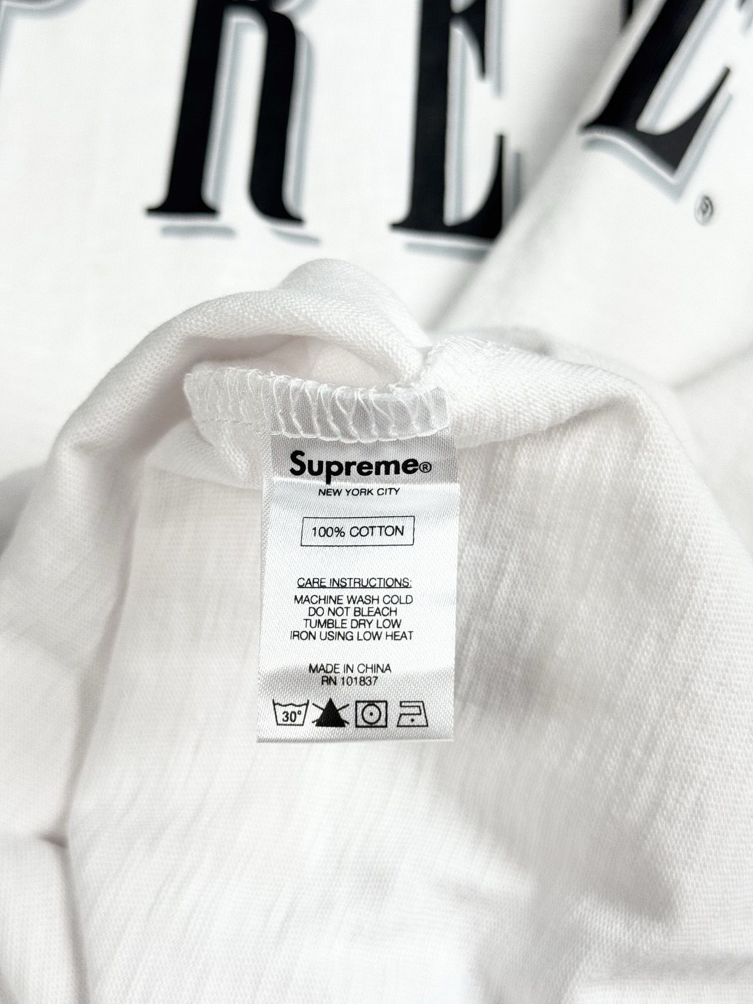 Supreme supreme tee Size US S / EU 44-46 / 1 - 8 Thumbnail