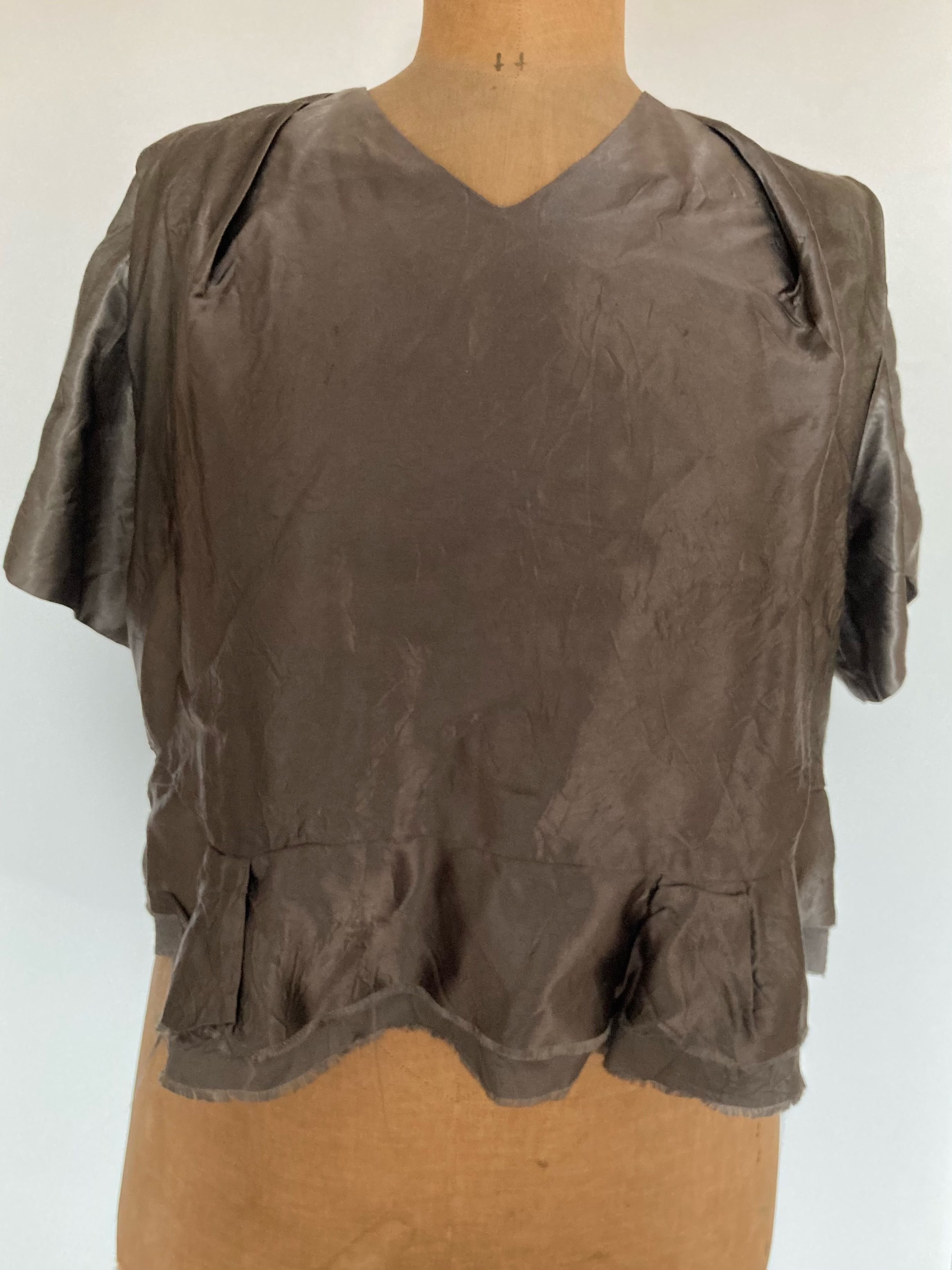 Maison Margiela MARTIN MARGIELA Artisanal AW1992 Deconstructed Top Satin Size M / US 6-8 / IT 42-44 - 1 Thumbnail