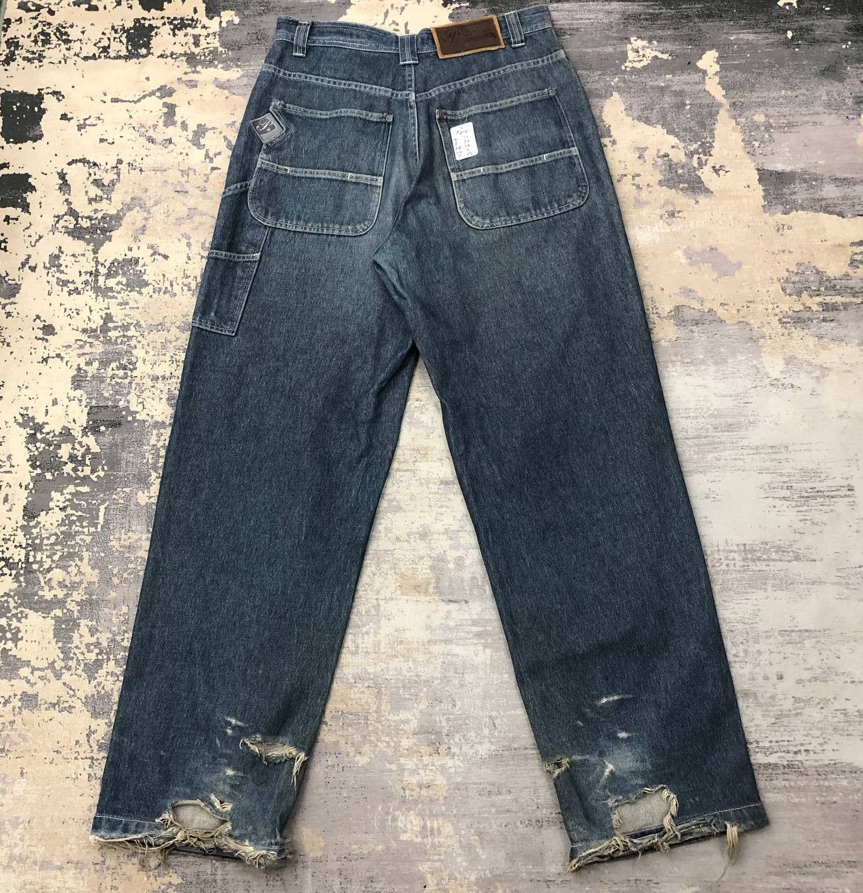 Marc Buchanan × Pelle Pelle P419 PELLE PELLE X MARC BUCHANAN BAGGY JEANS Size US 32 / EU 48 - 2 Thumbnail