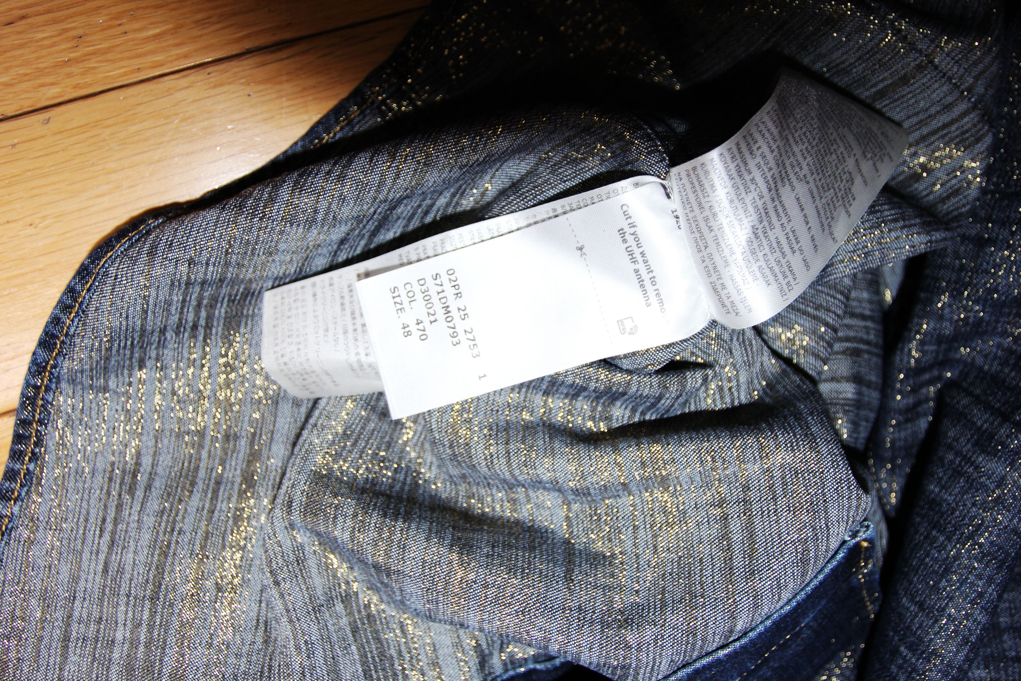 Dsquared2 BNWT AW25 DSQUARED2 LUREX THREAD DENIM SHIRT 48 Size US M / EU 48-50 / 2 - 9 Thumbnail