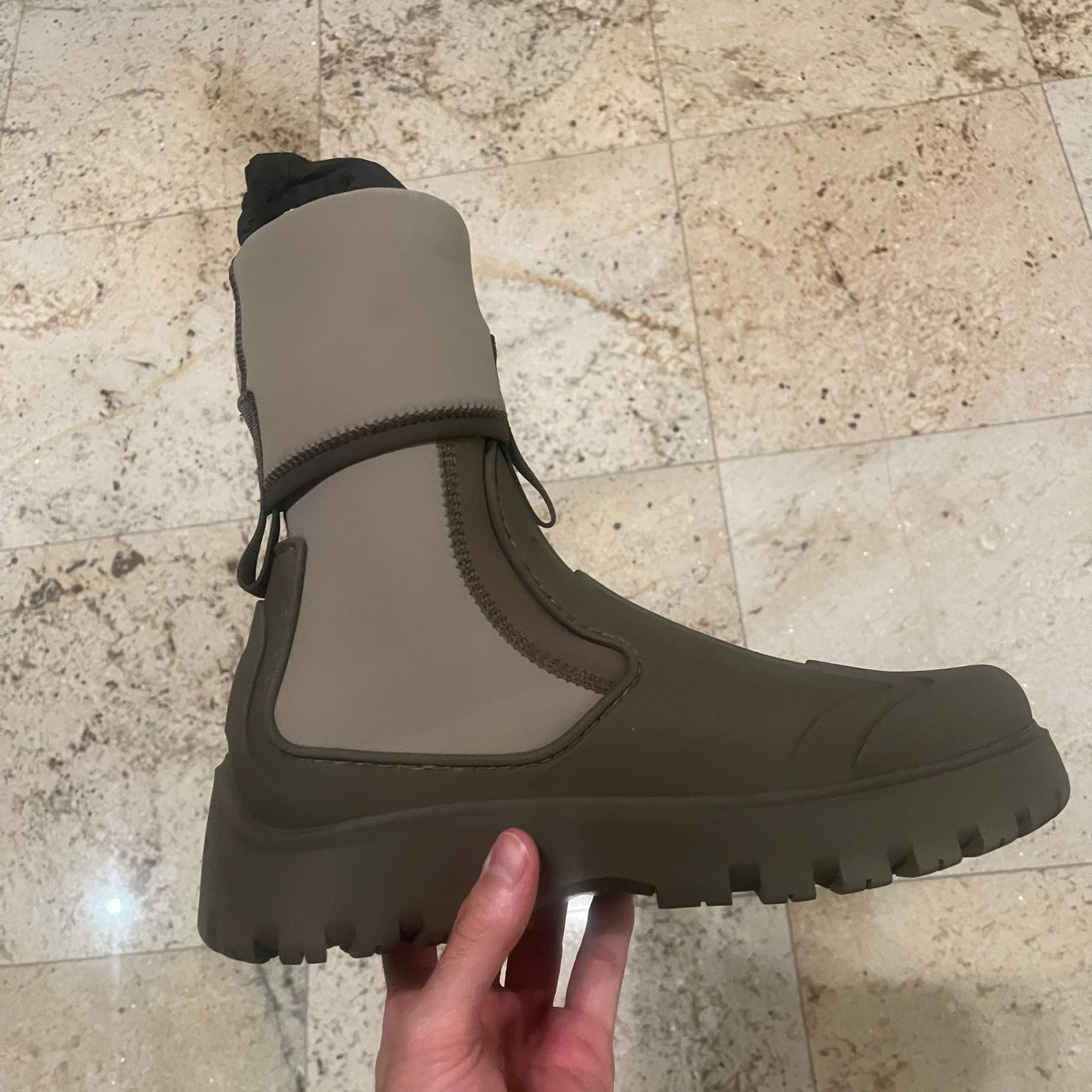 Dior Garden Neoprene Boots in Khaki Size US 9 / EU 42 - 8 Thumbnail
