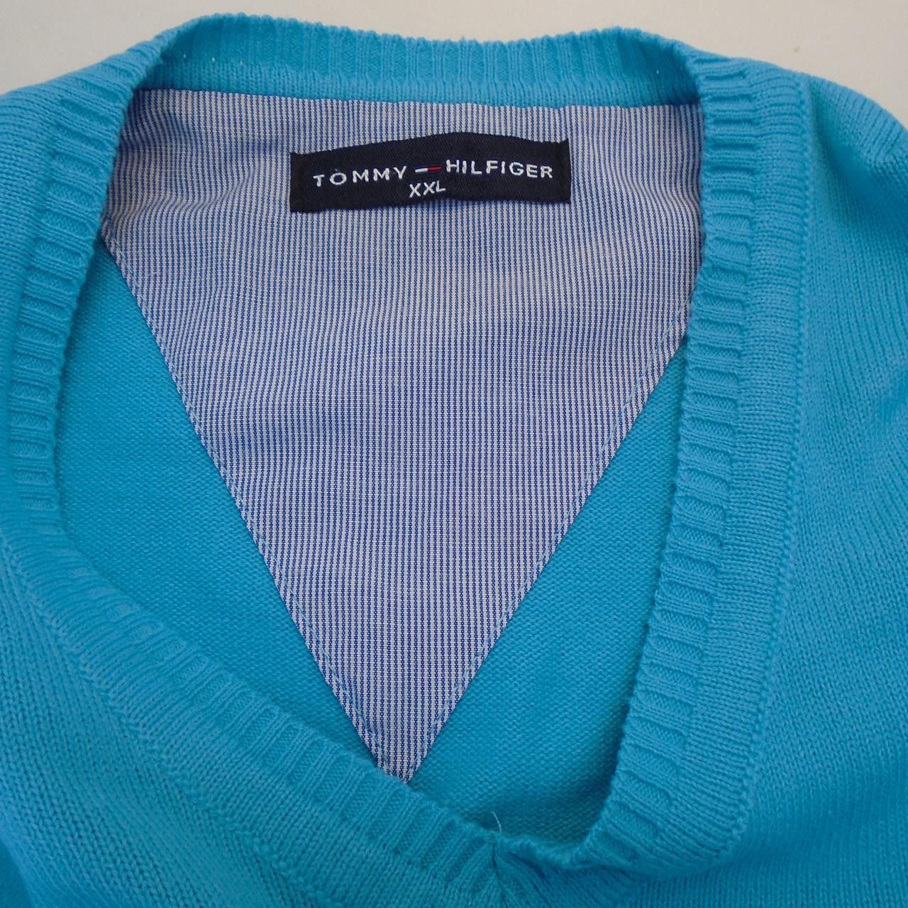Tommy Hilfiger Men's Sweater Tommy Hilfiger. Blue. XXL. Used. Good Size US XXL / EU 58 / 5 - 4 Thumbnail