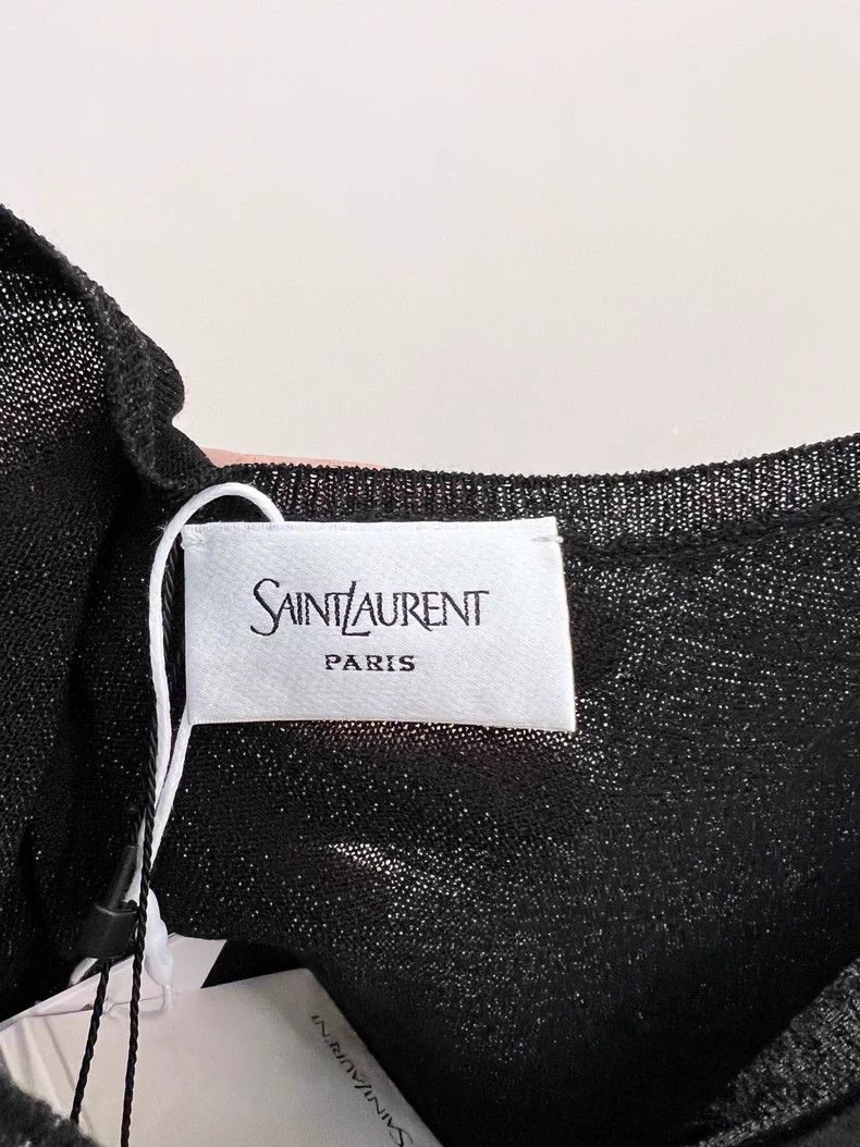 Saint Laurent Paris Saint Laurent Paris Black knit vest Size M / US 6-8 / IT 42-44 - 3 Thumbnail