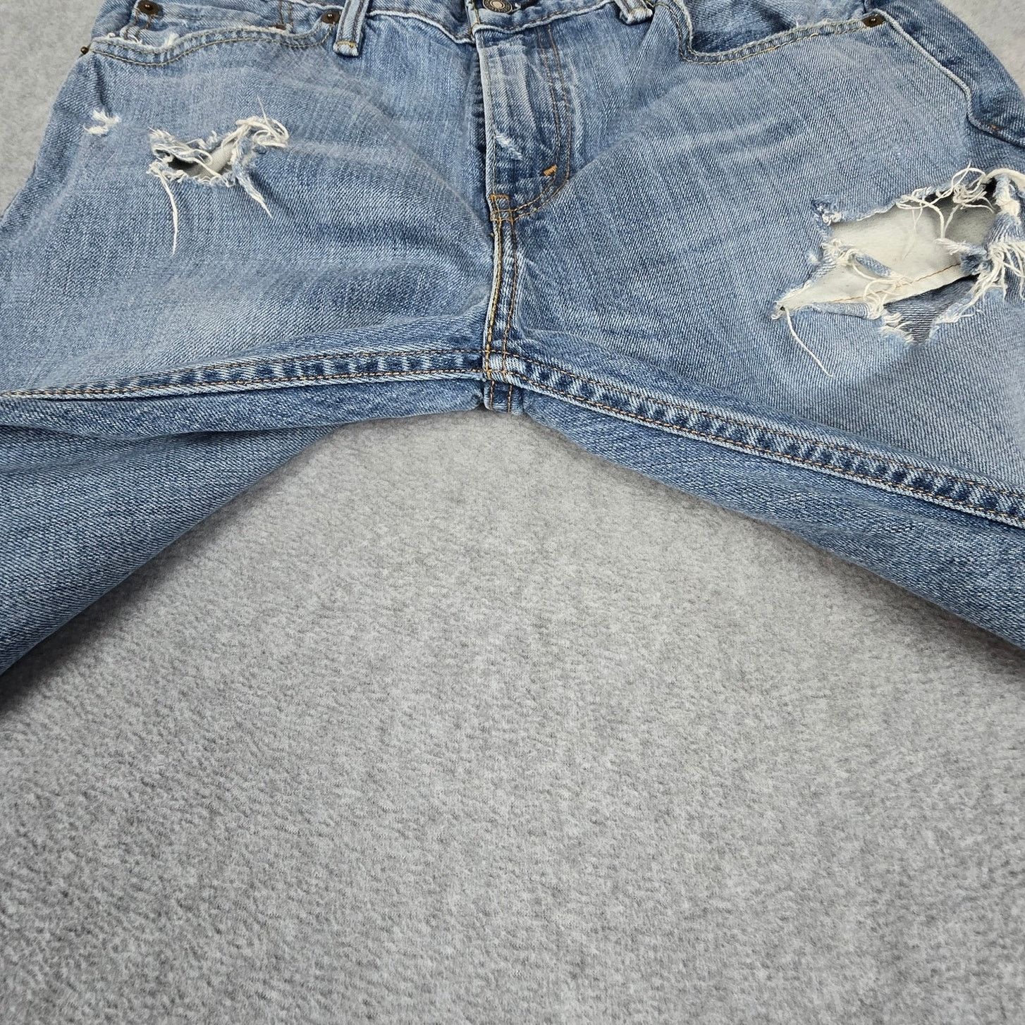 Levi's Levi's Mens 33x34 Straight Leg Distressed Jeans Size US 33 - 5 Thumbnail