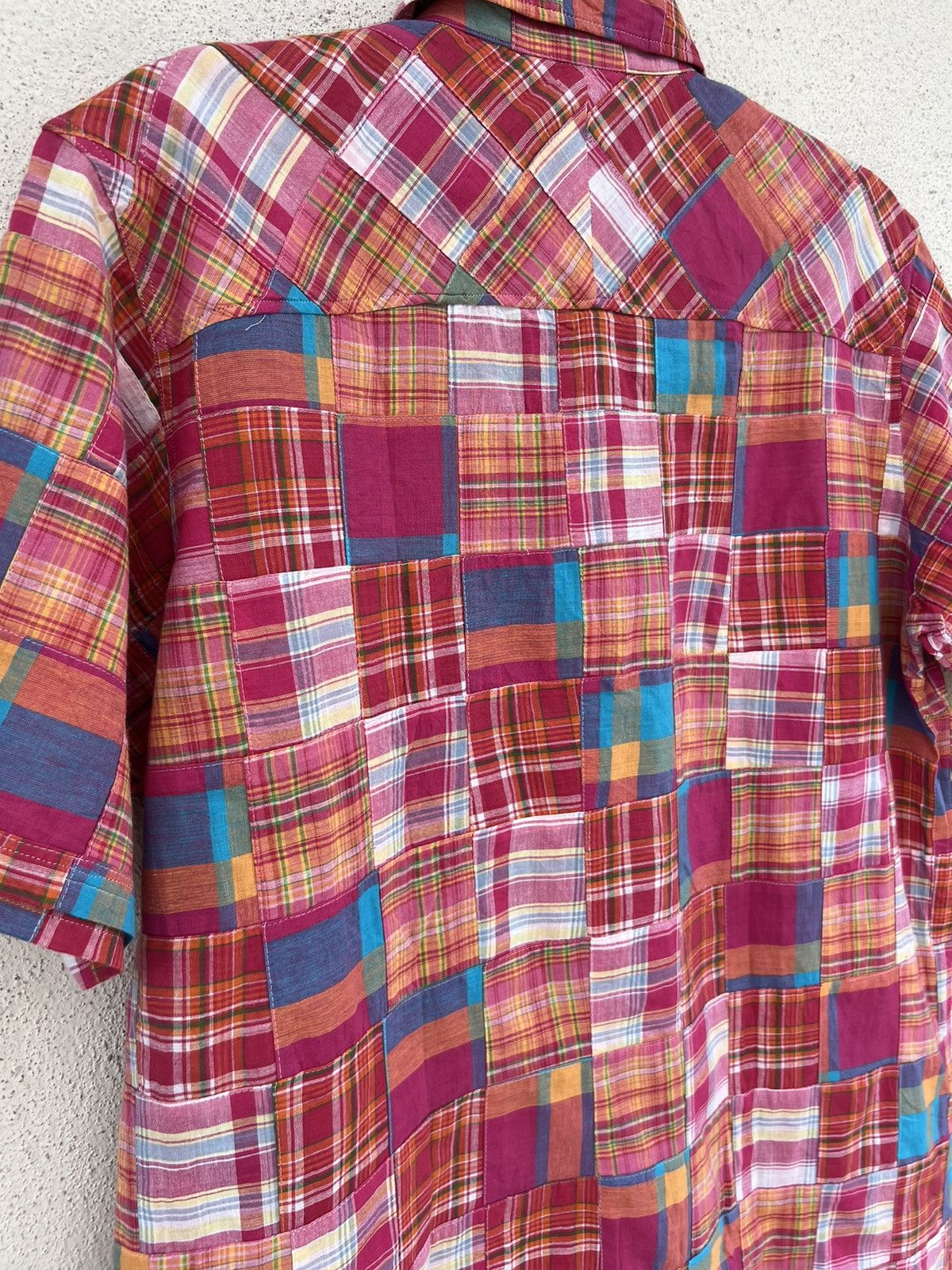 Japanese Brand × Wtaps WTAPS Japan Multicolor Patchwork Button Shirt Size US XL / EU 56 / 4 - 9 Thumbnail