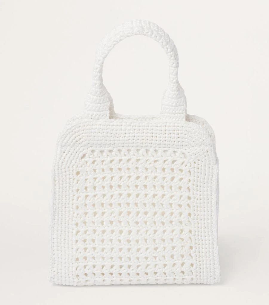 Miu Miu o1B3y1r0426 Size: OS / Crochet Tote Bag in White Size ONE SIZE - 4 Thumbnail