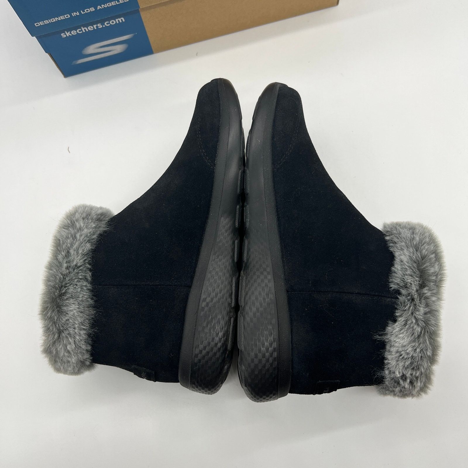 SKECHERS Skechers Ankle Boots Size 6 On the GO City 2 Black Suede Size US 6 / IT 36 - 9 Thumbnail