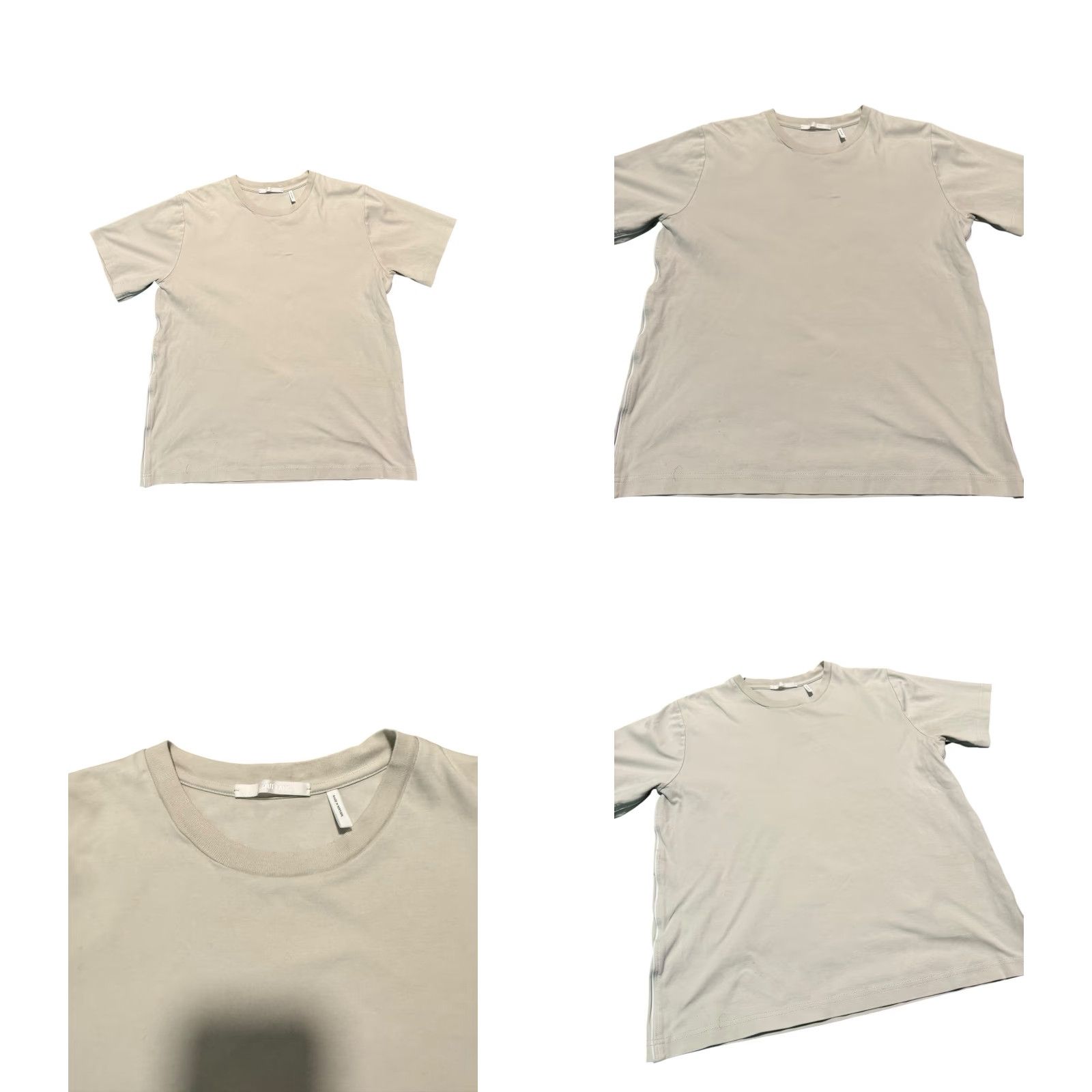 Helmut Lang Helmut Lang Piping Tee Mens Size Medium Smoke Grey Back Logo Graphic 2021 Size US M / EU 48-50 / 2 - 8 Thumbnail