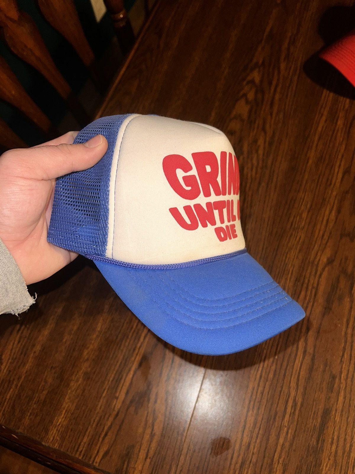 Vintage Grind til you die trucker hat Size ONE SIZE - 3 Thumbnail