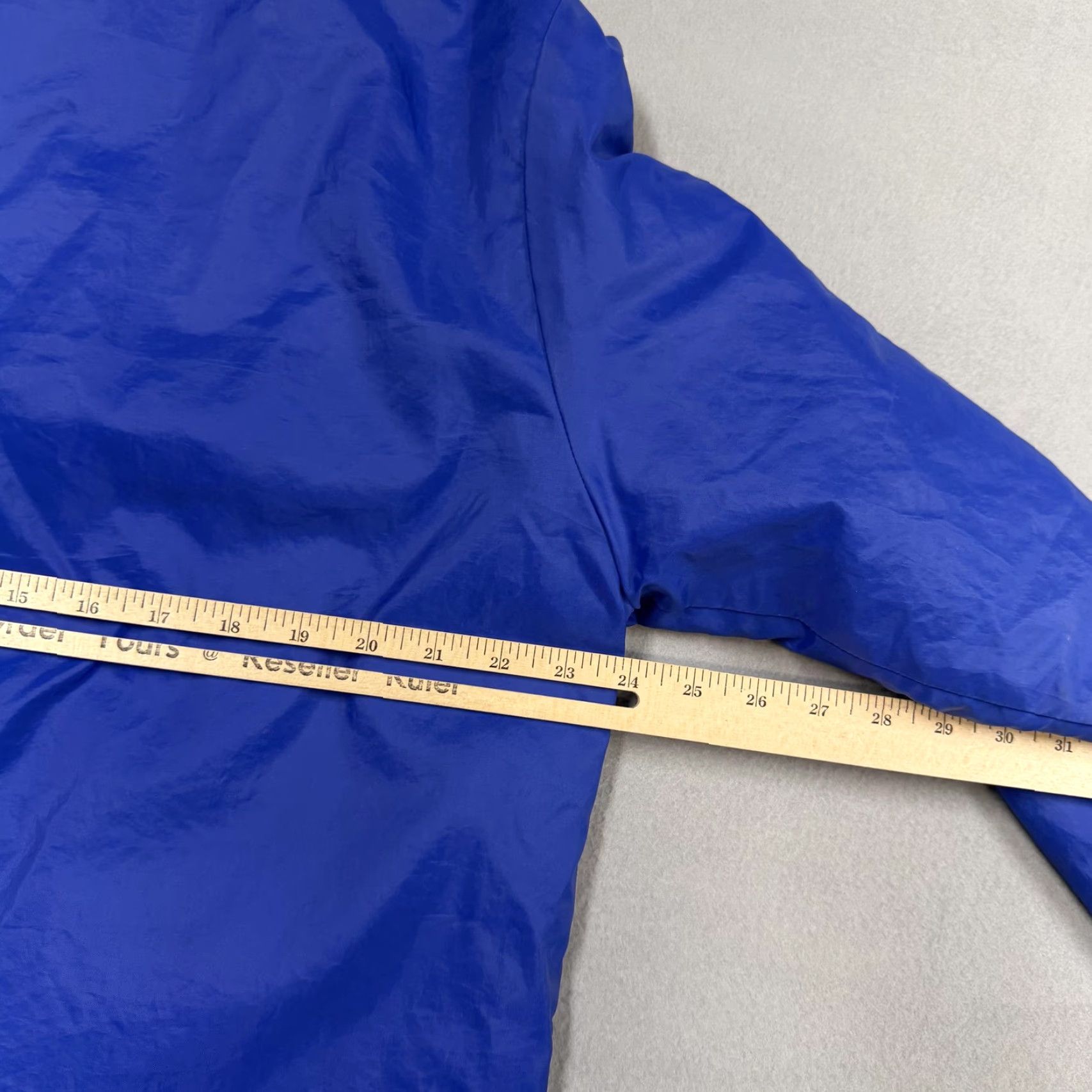 Vintage VINTAGE BMC Jacket Mens M Blue Nylon Snap Windbreaker Lined Pockets Collared USA Size US M / EU 48-50 / 2 - 6 Thumbnail