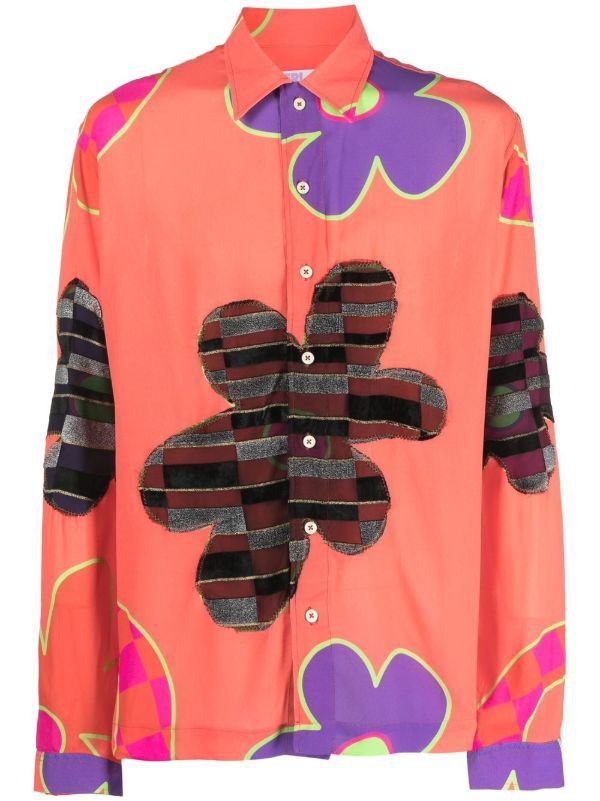 ERL Graphic Print Long Sleeve Size US L / EU 52-54 / 3 - 1 Thumbnail