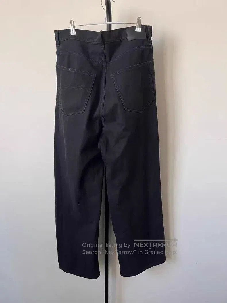 Balenciaga Balenciaga Solid Zip Wide-Leg Jeans. Size US 30 / EU 46 - 2 Thumbnail