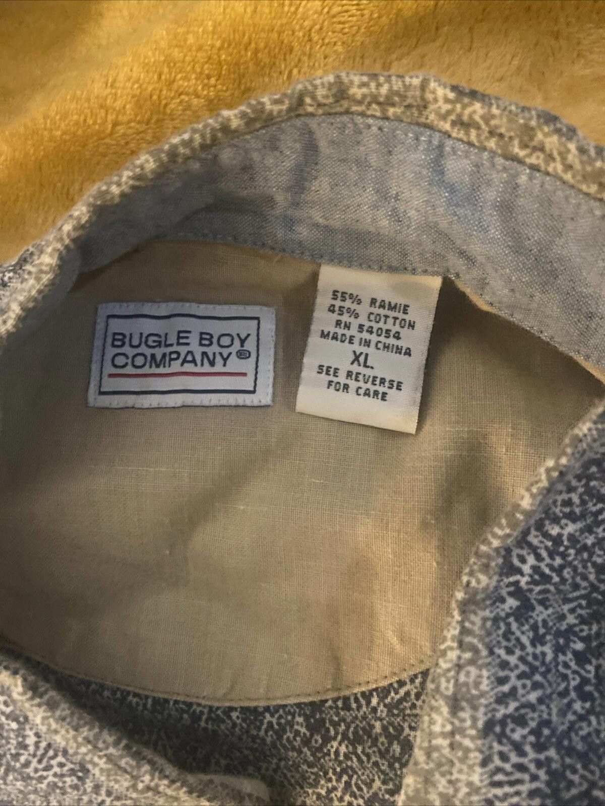 Bugle Boy Vtg Bugle Boy XL Striped Button Down Long Sleeve Shirt Size US XL / EU 56 / 4 - 2 Thumbnail